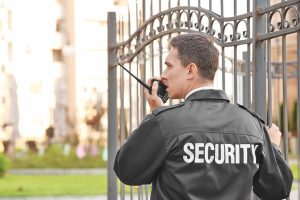 uniformed guard